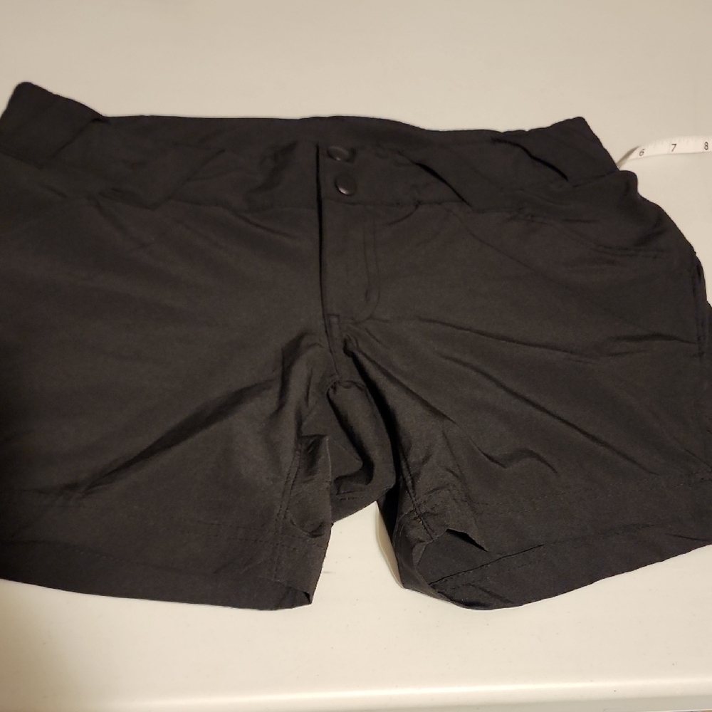 Burnside Black Flat Front Shorts Versatile Comfort